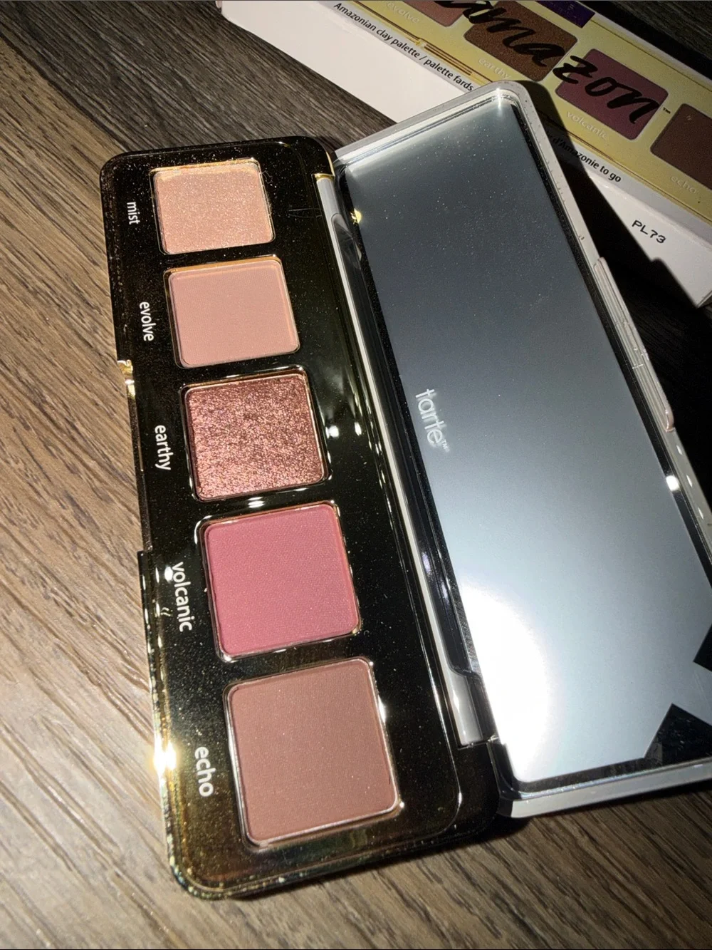 💋Tarte eyeshadow palette — peach, coral, bronze, mauve & brown shades
